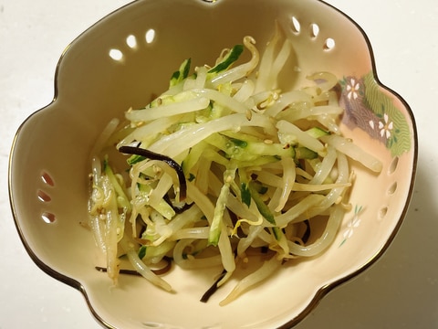 時短レシピ もやしサラダ